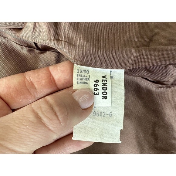 Vtg 70s Pioneer Leather Vest Mens Sz S Western Cowboy Equestrian Button Down​​​ - Picture 7 of 11